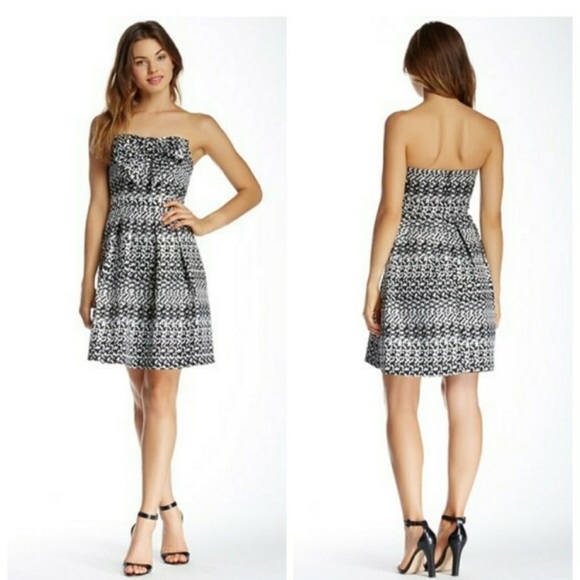 Eva Franco Strapless Bow Dress - Picture 1 of 5